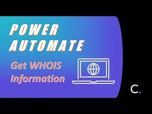 How to Get WHOIS Domain Information in Power Automate