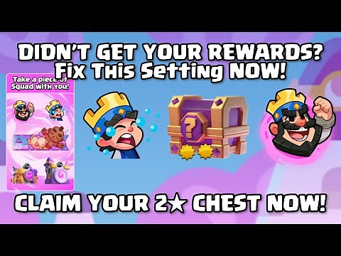 Do This to Claim Clash Royale X Squad Buster Rewards (If not available in your supercell Store Yet)