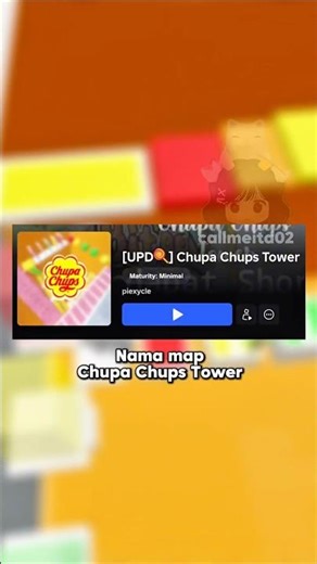 People don't realize there's a shortcut in this tower | chupa chups tower #roblox #robloxshorts