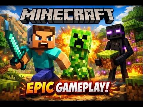 I am play Minecraft ll Live