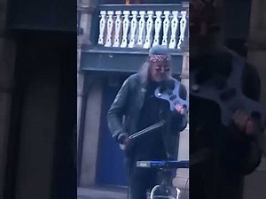 Chester Jan 2026 busker music delights Alleyne Johnson