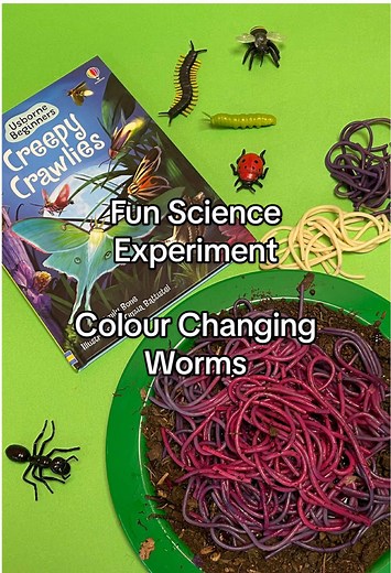 How to Make Colour-Changing Worms with Spaghetti