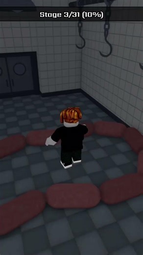 Escape through sausages in Roblox #roblox #robloxgamedesign #robloxshorts #robloxedit #shortvideo