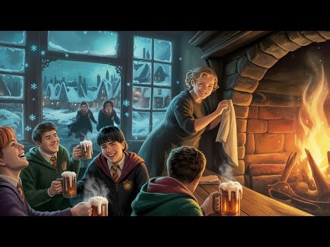 Butterbeer and Blizzard | A Cozy Winter Harry Potter Sleep Story To Fall Asleep To