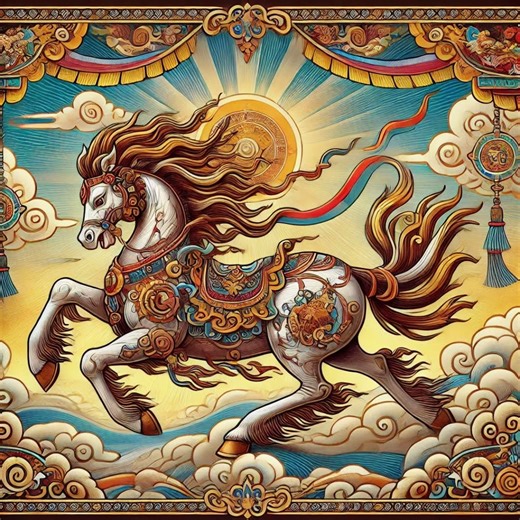 The Tibetan Wind Horse | Relaxing Mythology