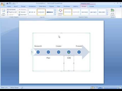 Office 2007 Demo: Create a timeline