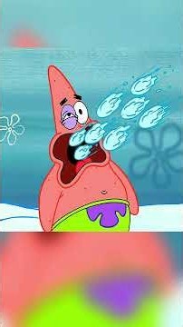 SpongeBob and Patrick start a snowball fight #fyp #usa #spongebob #cartoon #anime
