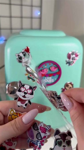 Valentine’s Day mini fridge makeover!💕✨