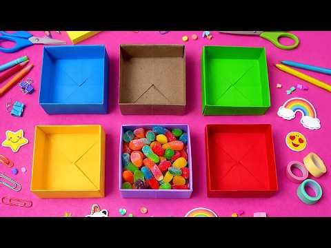 Origami Paper Box | How to make a paper easy box | Paper Folding Tutorial