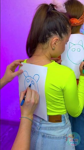 🎯 Back Drawing Game for Sisters 👧 Fun Sensory Play