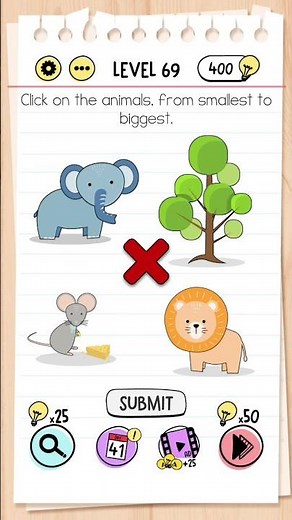 Brain test# level 69# youtube shorts