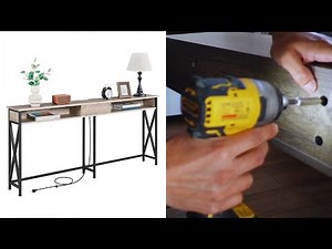 First Look At The Yaheetech Console | Unboxing and Assembly