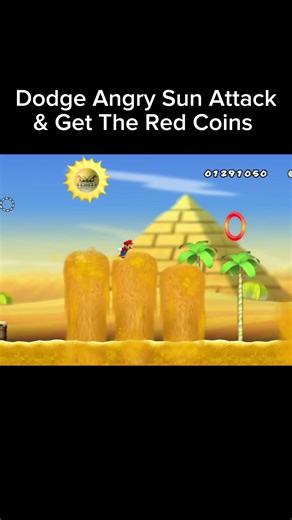 Angry Sun Makes It More Intense! 😅 #mario #nintendo #retrogaming