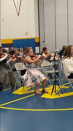 Ayla’s 5th grade Orchestra concert
