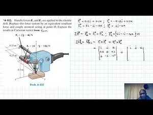 4–112 Force System Resultants (Chapter 4: Hibbeler Statics) Benam Academy
