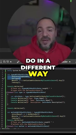 We can filter types from DotNet assemblies using attributes!