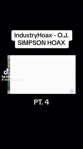 #OJSimpson industry hoax | Ashley's Perspective