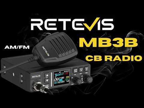 Retevis MB3B AM/FM CB Radio #cbradio
