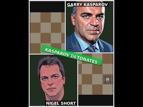 Kasparov DISMANTLES Nigel Short With Queen Sacrifice & Promotions | Legends Blitz 2015
