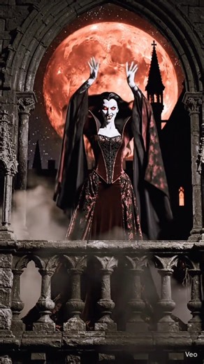 Vampire Queen Awakens 🧛‍♀️🌙 | Dark Horror Loop#shorts#queen #short #vampire