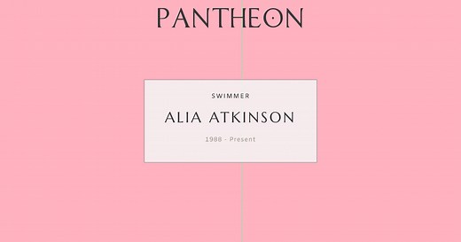 Alia Atkinson Biography | Pantheon