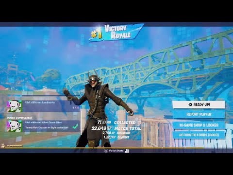 “THE BATMAN WHO LAUGHS” SKIN GAMEPLAY Showcase (EVIL BATMAN OUTFIT) | Fortnite SEASON 8 Shop Item