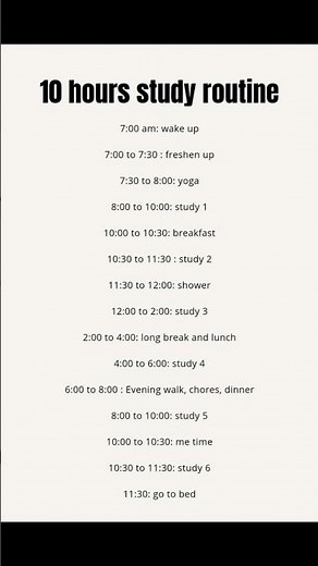 10 Hours Study Routine ✨ | Productive Day Motivation | Study With Me Focus Music