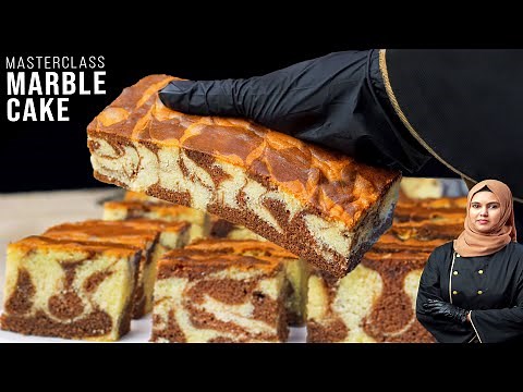 The Perfect Marble Cake Recipe | Masterclass For Butter Marble Cake