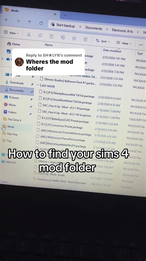 Replying to @SH★LYN How to find your sims 4 folder #sims4#tips