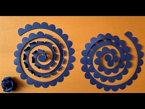 geplottete Blume/Flower drehen