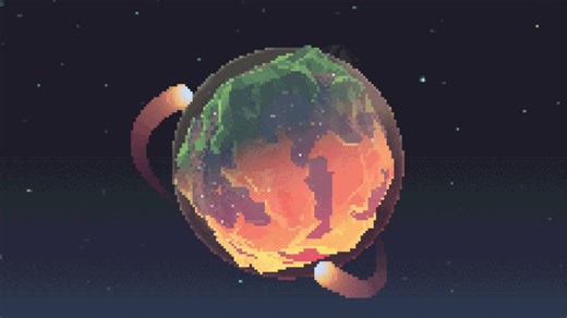 【8bit】🧊音符直冲8bit宇宙，无痛飞升像素星球🧊