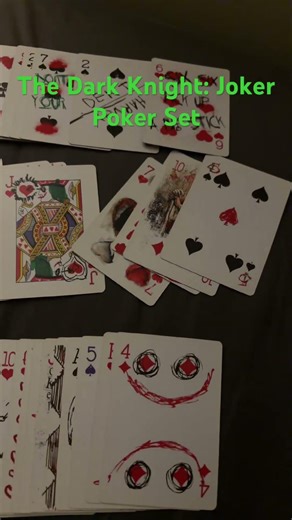 I found my old The Dark Knight Joker Poker Set #darkknight #joker #whysoserious #batman