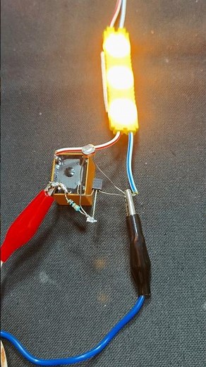 12v Relay Auto cut led Night Sensor circuit project