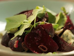 Marinated Beet and Stilton Salad