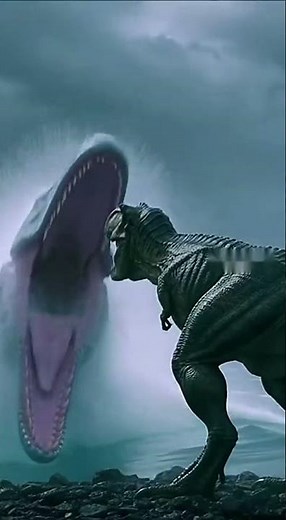 T-REX vs MOSASAURUS – The Ocean Strikes Back 🌊🦖
