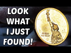 SUPER RARE COIN FOUND IN $1000 BOX OF GOLD DOLLAR COINS!
