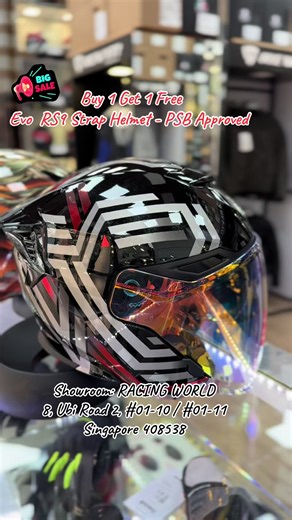 EVO RS9 Helmet Buy 1 Get 1 Free Offer