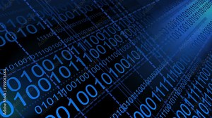 4k,Binary source code,data digital display,future tech background.