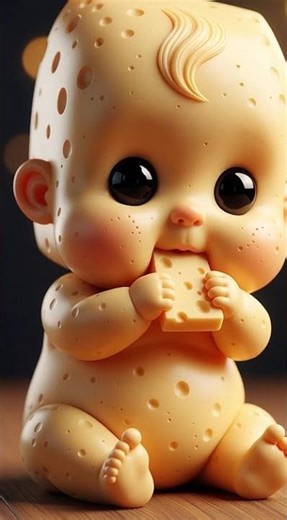 Cheese baby ASMR 🧀 #asmr #satisfying #shorts