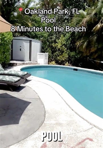 🏡 Pool beach investment potential = YOUR next move 🌴 Oakland Park, FL | DM me #JustMoveWithMia #SouthFloridaRealEstate #FortLauderdale #firstimehomebuyer #florida