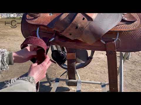 How to Store the Latigo, Off Billet, Cinch/Back Cinch on a Saddle