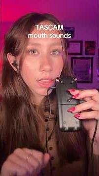 ASMR | Tascam Mouth Sounds #asmr #asmrsounds #asmrtingles #mouthsounds #relaxing