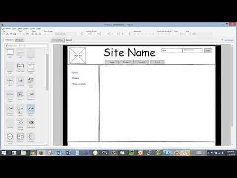 Wireframing using pencil