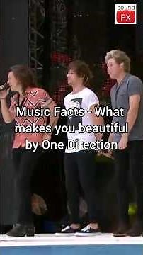 5 facts about One direction What makes you beautiful you can't miss #shorts #live #musicfacts