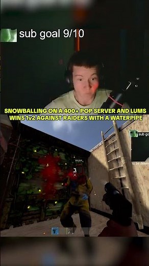 1v2 Against Raiders With ONLY a WATERPIPE Shotgun In RUST #rust #rustconsole #rustclips #rustpvp