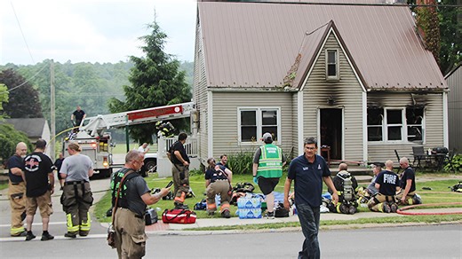 House on West Main Street in Lucas declared total loss following Friday morning fire