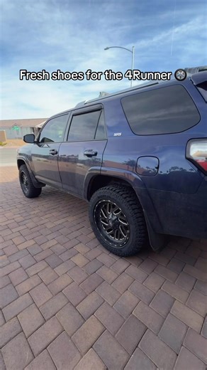 On the road again with some fresh tires on the 4Runner now time for a bath! 🛞🏔️ #4runner #new #tires #tire #fyp