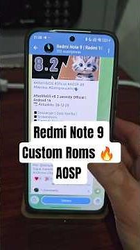 Redmi Note 9 - CUSTOM ROMS 🔥🔥 #customroms