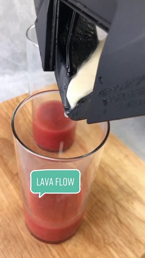 Delicious Tropical Drink Recipe: Lava Flow Cocktail