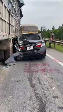 Hiện trường vụ TNGT xe tải tông vào loạt xe trên cao tốc Hà Nội, Thái Nguyên #tainan #xuhuongyoutube